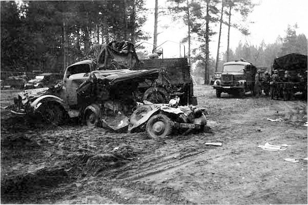 Подвиг неизвестных танкистов. Таран немецкой колонны 6 октября 1941 года
